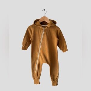 *SOLD* Mini Mioche plush biker romper